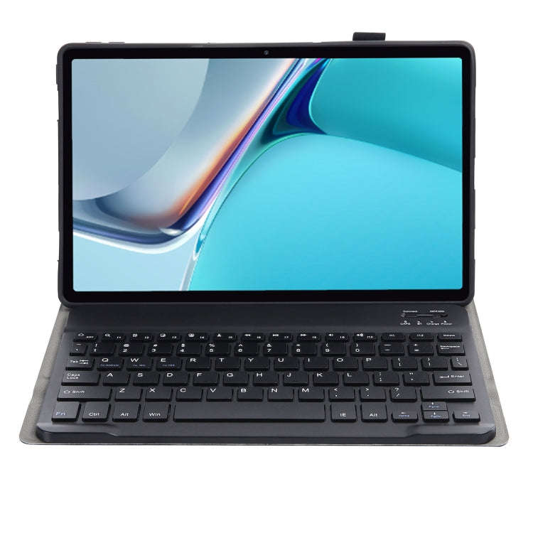 AW11 Detachable Lambskin Texture Ultra-thin TPU Bluetooth Keyboard Leather Tablet Case with Stand...