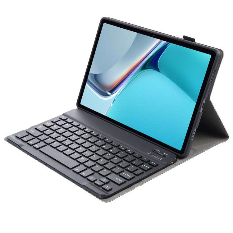 AW11 Detachable Lambskin Texture Ultra-thin TPU Bluetooth Keyboard Leather Tablet Case with Stand...