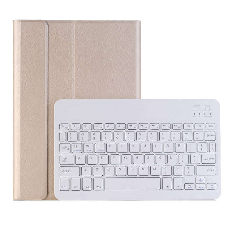 AW11 Detachable Lambskin Texture Ultra-thin TPU Bluetooth Keyboard Leather Tablet Case with Stand...