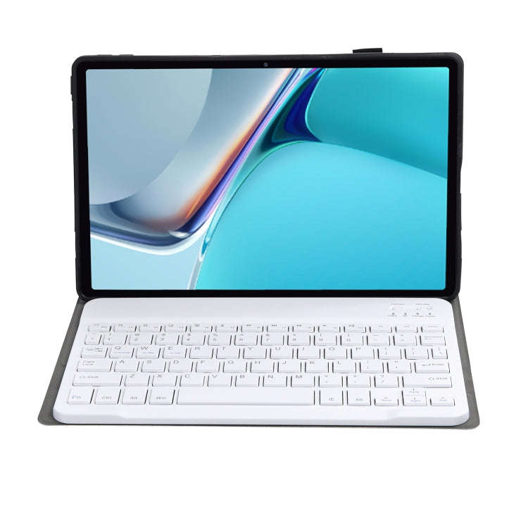AW11 Detachable Lambskin Texture Ultra-thin TPU Bluetooth Keyboard Leather Tablet Case with Stand...