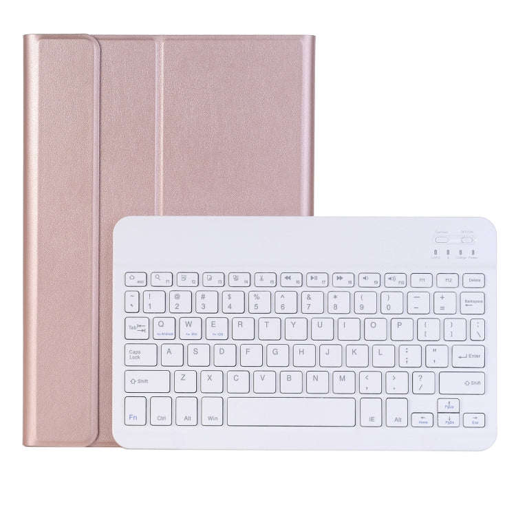 AW11 Detachable Lambskin Texture Ultra-thin TPU Bluetooth Keyboard Leather Tablet Case with Stand...