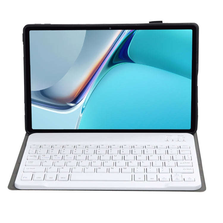 AW11 Detachable Lambskin Texture Ultra-thin TPU Bluetooth Keyboard Leather Tablet Case with Stand...
