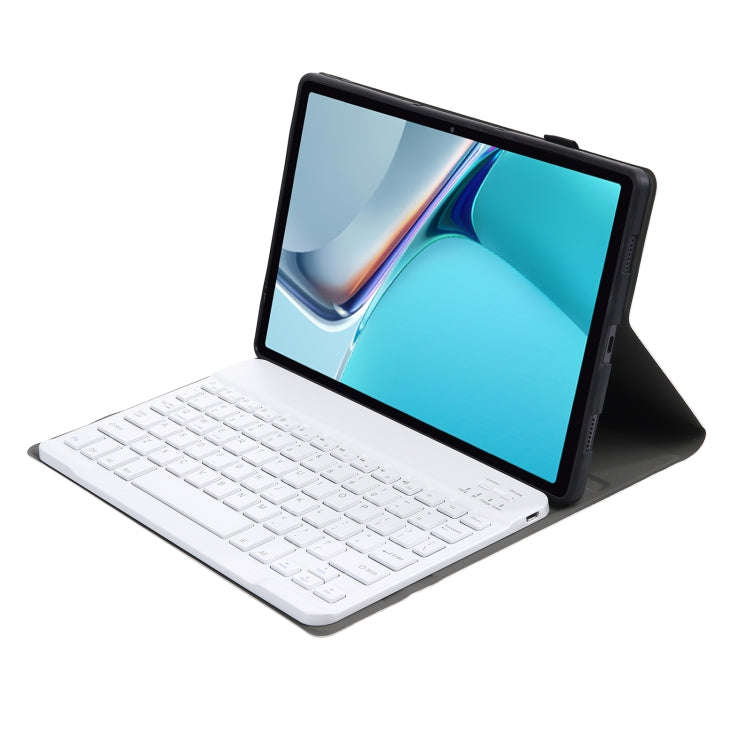 AW11 Detachable Lambskin Texture Ultra-thin TPU Bluetooth Keyboard Leather Tablet Case with Stand...