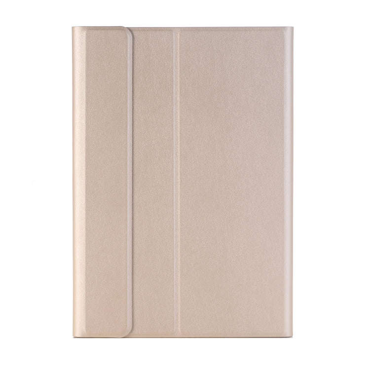 AW11-A Detachable Lambskin Texture Ultra-thin TPU Bluetooth Keyboard Leather Tablet Case with Tou...