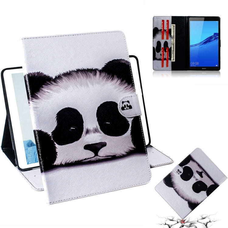 Panda Pattern Horizontal Flip Leather Case for Huawei MediaPad M5 Lite 8 / Honor Tab 5, with Hold...