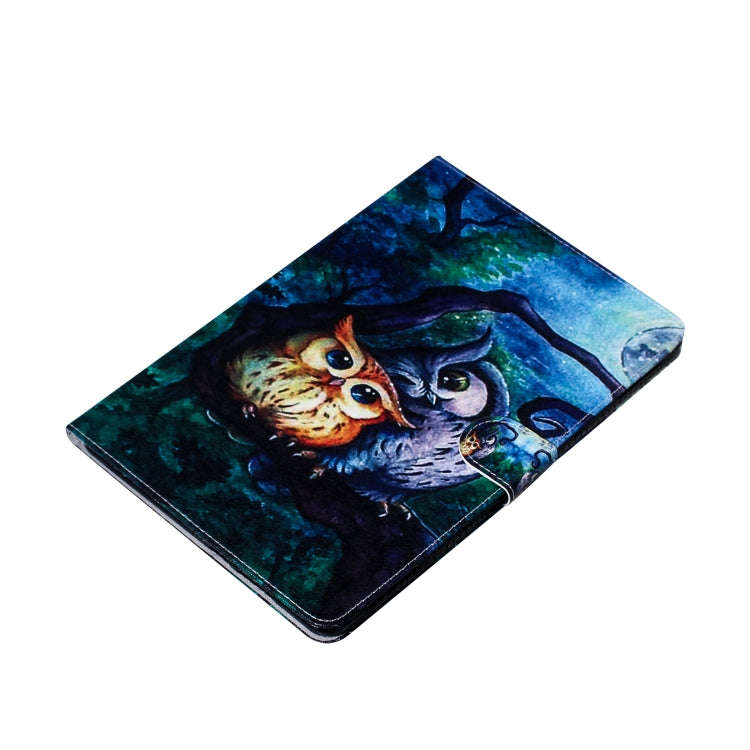 Oil Owl Pattern Horizontal Flip Leather Case for Huawei MediaPad M5 Lite 8 / Honor Tab 5, with Ho...