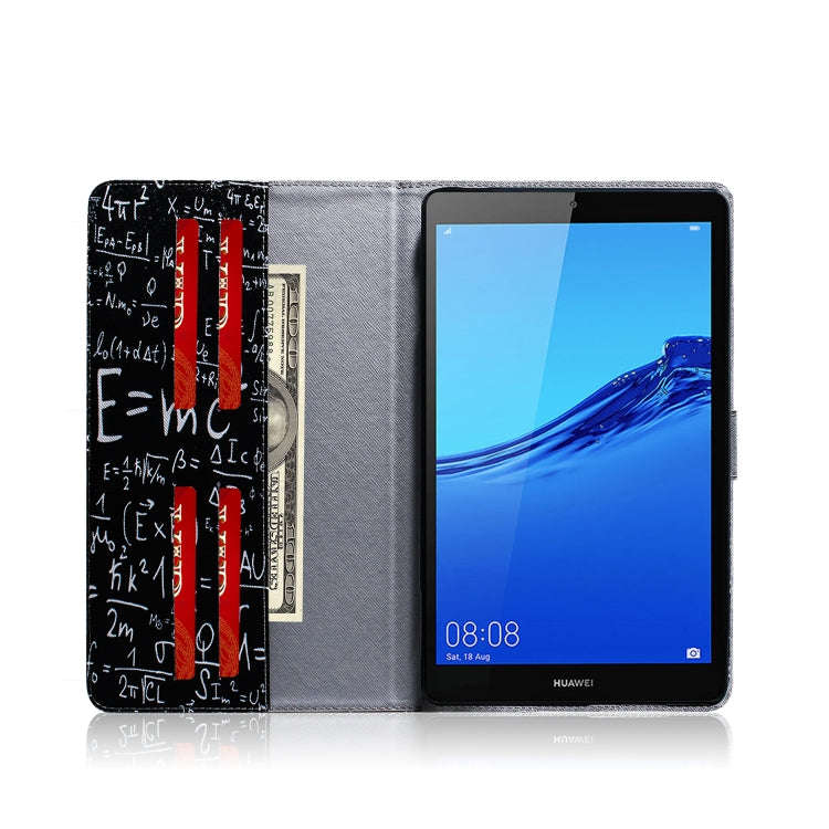 Formula Pattern Horizontal Flip Leather Case for Huawei MediaPad M5 Lite 8 / Honor Tab 5, with Ho...