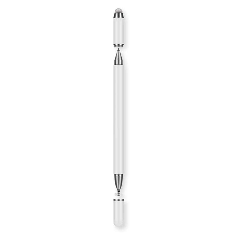 JB03 Universal Magnetic Pen Cap Pan Head + Fiber Cloth + Ball Point Pen 3 in 1 Stylus Pen for Sma...