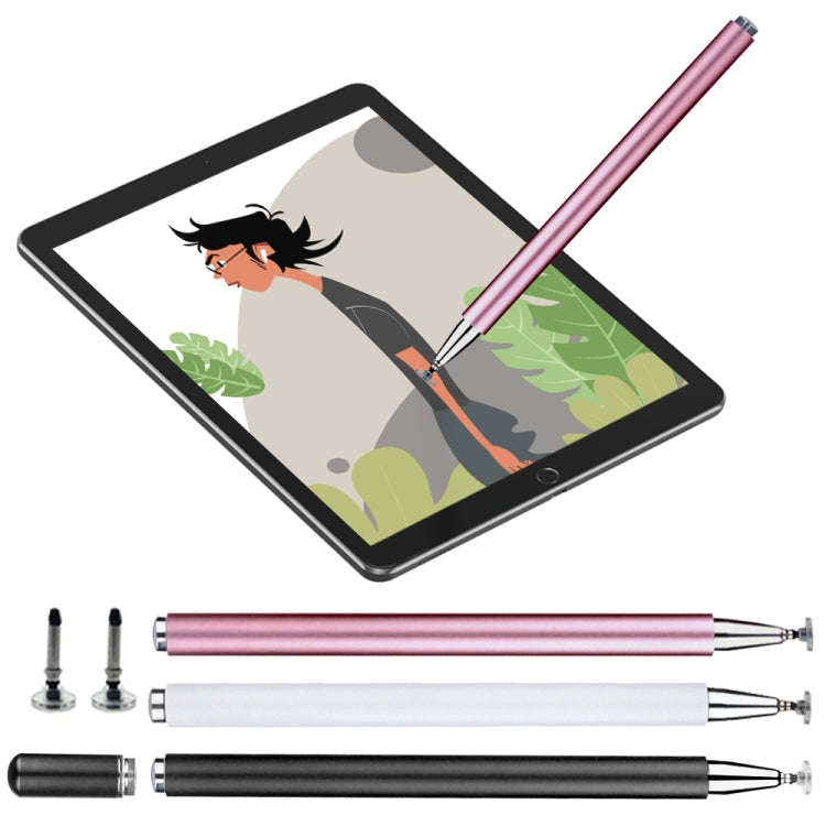 JD01 Universal Magnetic Pen Cap + Disc + Spare Pen Head Stylus Pen for Smart Tablets and Mobile P...