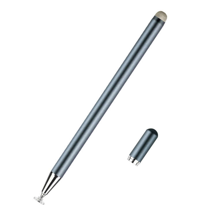 JD02 Universal Magnetic Pen Cap Pan Head + Fiber Cloth 2 in 1 Stylus Pen for Smart Tablets and Mo...