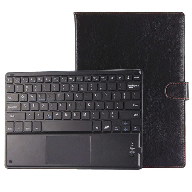 Universal Bluetooth V3.0 Keyboard Detachable Litchi Texture PU Leather Tablet Case with Touchpad ...
