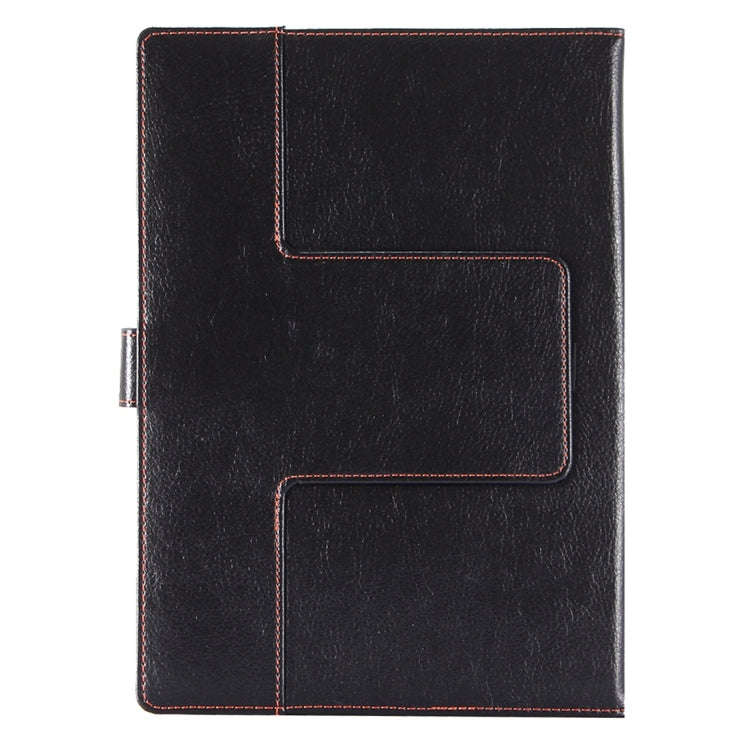Universal Bluetooth V3.0 Keyboard Detachable Litchi Texture PU Leather Tablet Case with Touchpad ...