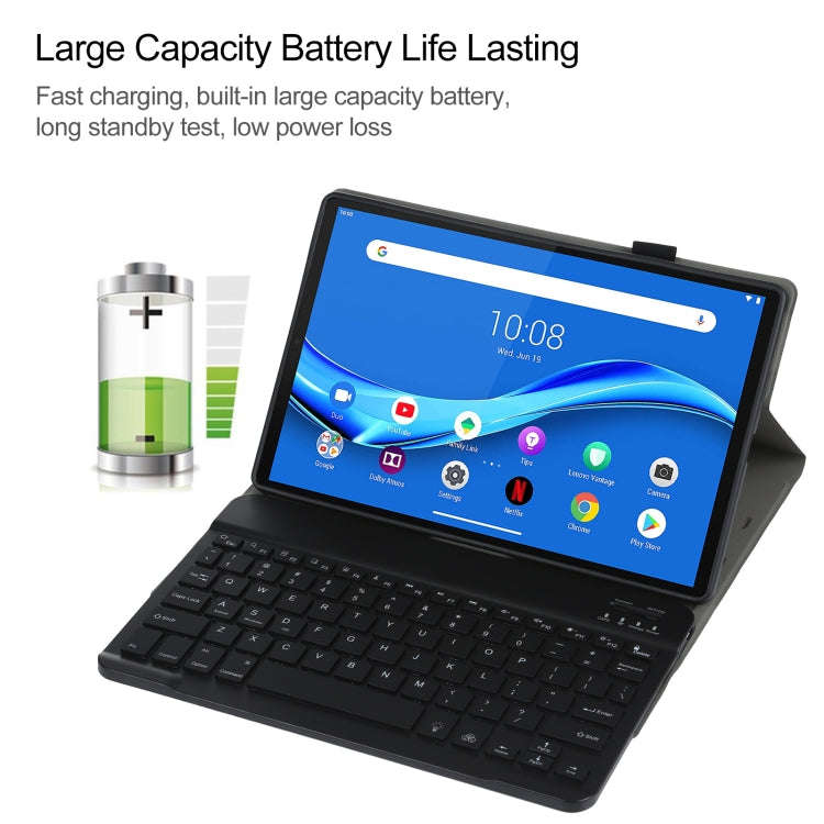 AM10S Detachable Bluetooth Backlight Keyboard Ultrathin Horizontal Flip Leather Tablet Case with ...