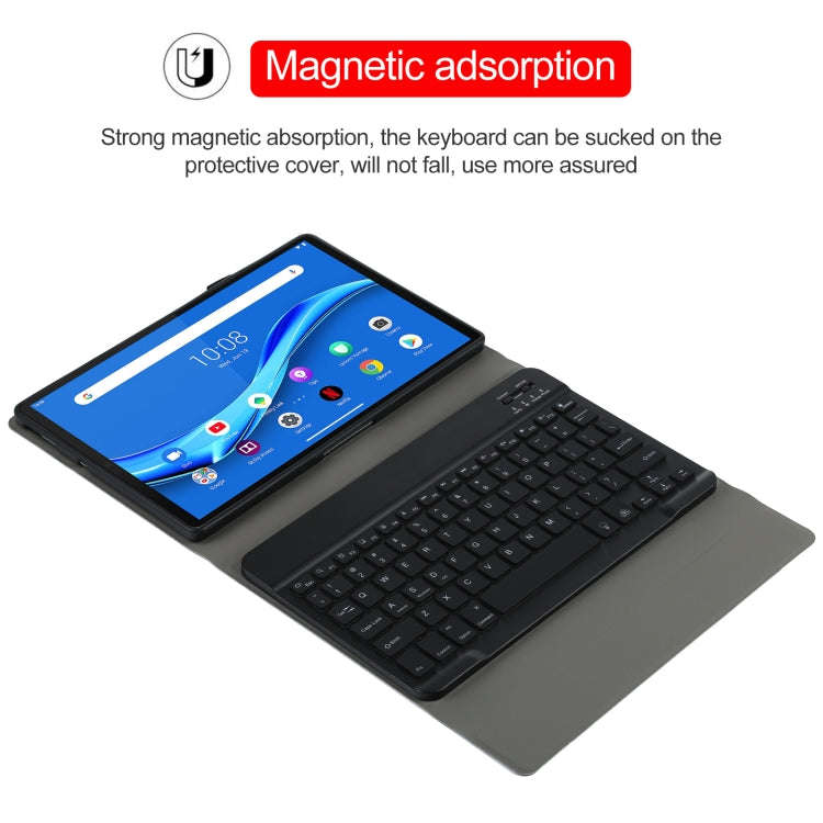 AM10S Detachable Bluetooth Backlight Keyboard Ultrathin Horizontal Flip Leather Tablet Case with ...