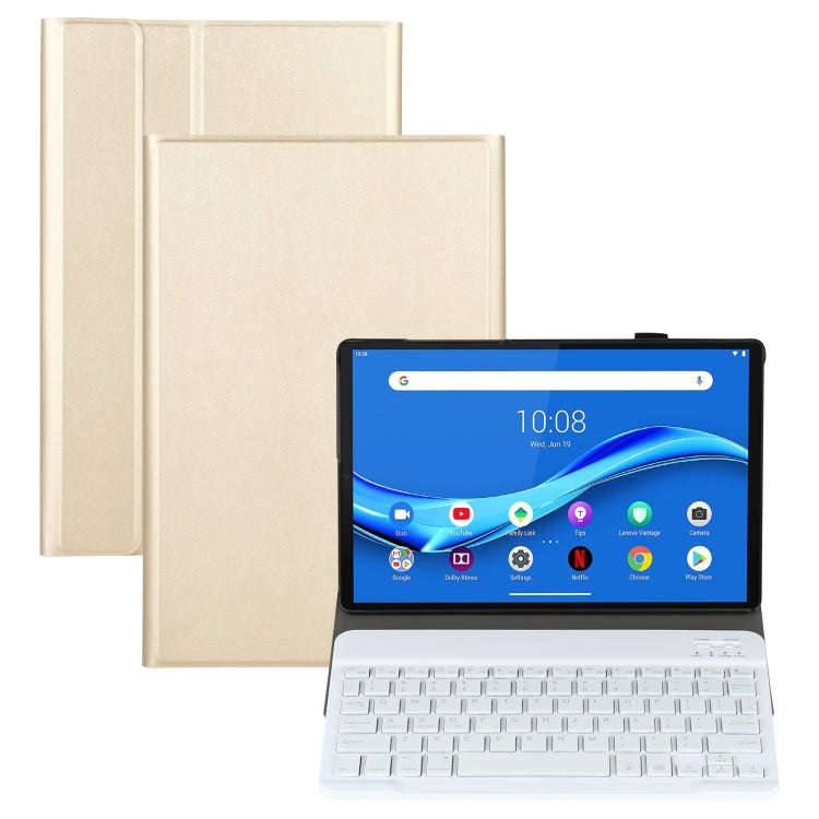 AM10S Detachable Bluetooth Backlight Keyboard Ultrathin Horizontal Flip Leather Tablet Case with ...