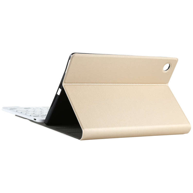 AM10S Detachable Bluetooth Backlight Keyboard Ultrathin Horizontal Flip Leather Tablet Case with ...