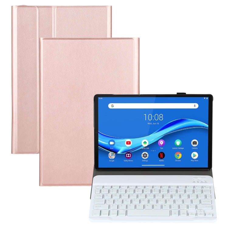 AM10S Detachable Bluetooth Backlight Keyboard Ultrathin Horizontal Flip Leather Tablet Case with ...
