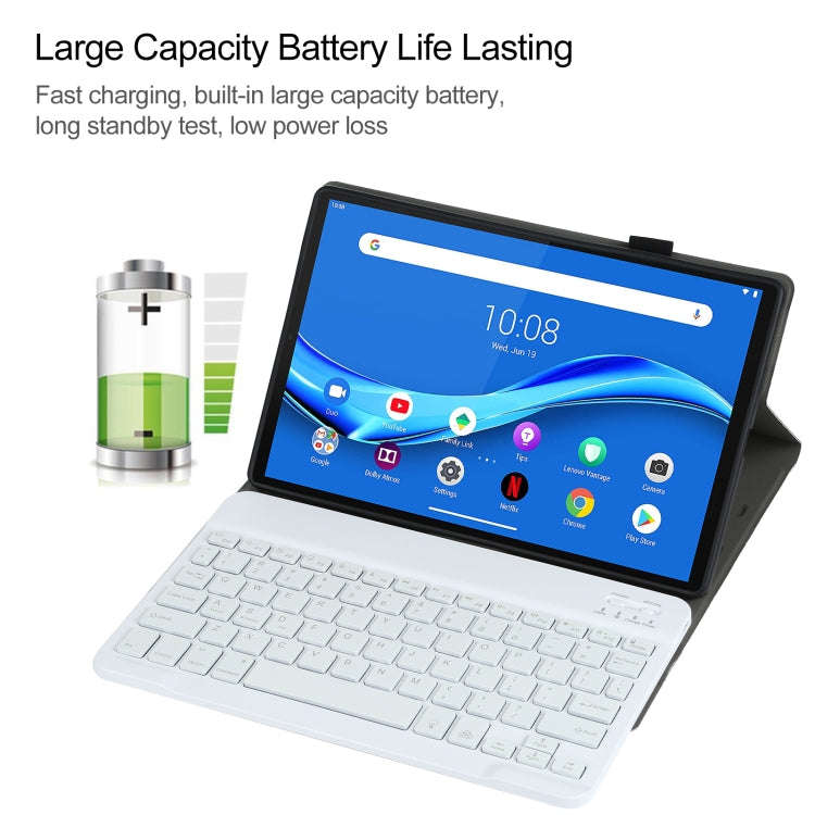 AM10S Detachable Bluetooth Backlight Keyboard Ultrathin Horizontal Flip Leather Tablet Case with ...