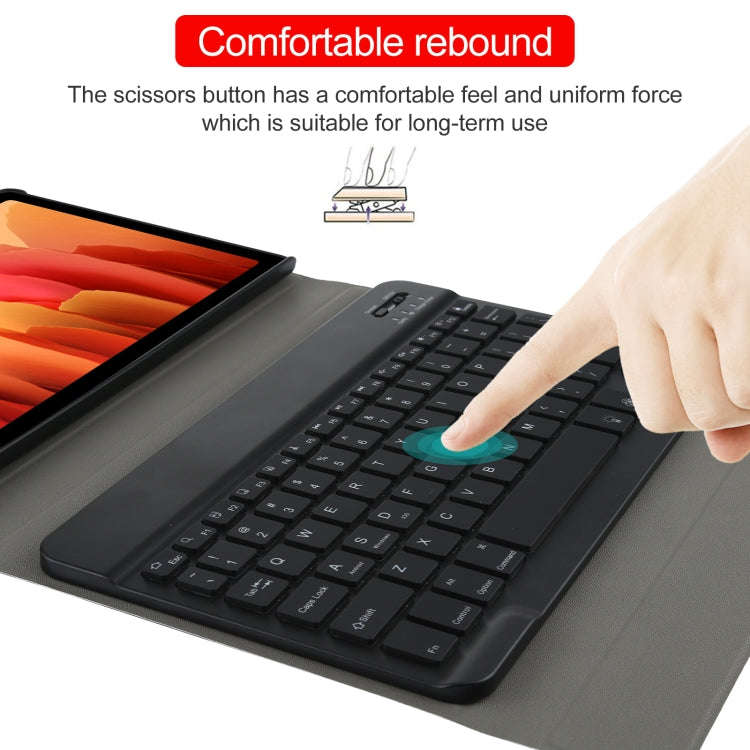 A500S Detachable Bluetooth Backlight Keyboard Ultrathin Horizontal Flip Leather Tablet Case with ...