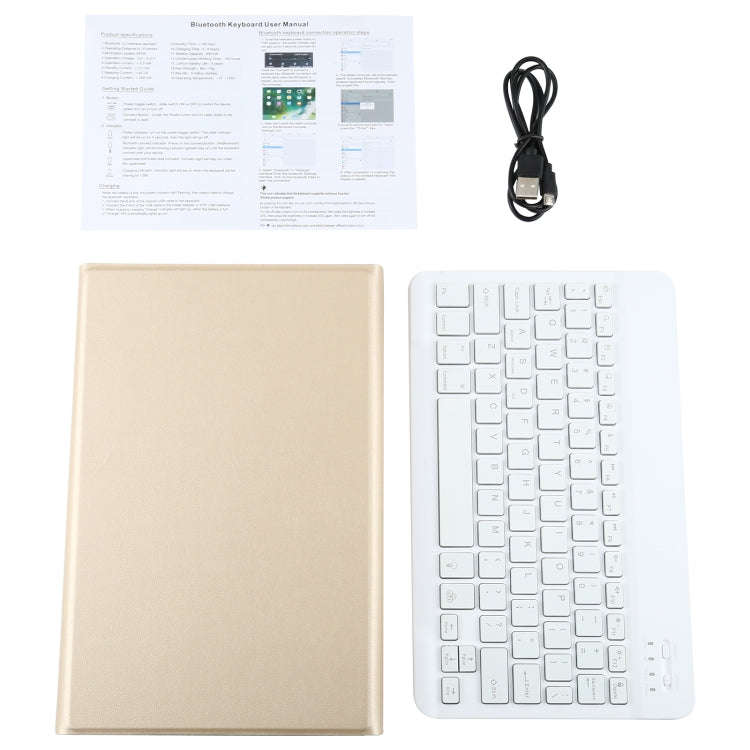 A500S Detachable Bluetooth Backlight Keyboard Ultrathin Horizontal Flip Leather Tablet Case with ...