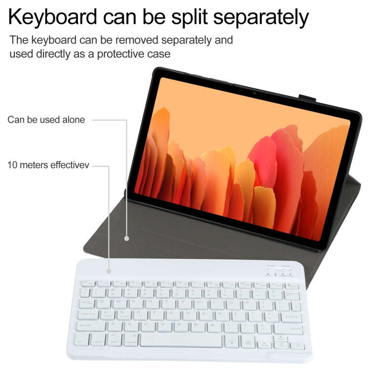 A500S Detachable Bluetooth Backlight Keyboard Ultrathin Horizontal Flip Leather Tablet Case with ...