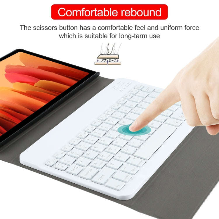 A500S Detachable Bluetooth Backlight Keyboard Ultrathin Horizontal Flip Leather Tablet Case with ...