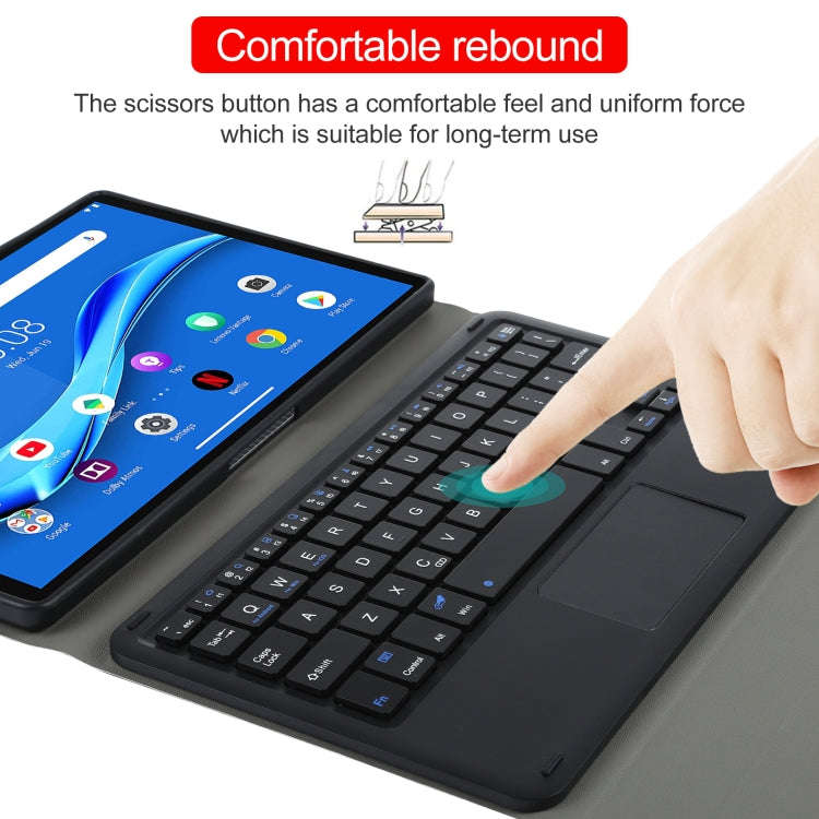 AM10-A Detachable Bluetooth Backlight Keyboard Ultrathin Horizontal Flip Leather Tablet Case with...