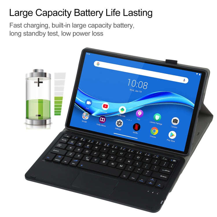 AM10-A Detachable Bluetooth Backlight Keyboard Ultrathin Horizontal Flip Leather Tablet Case with...