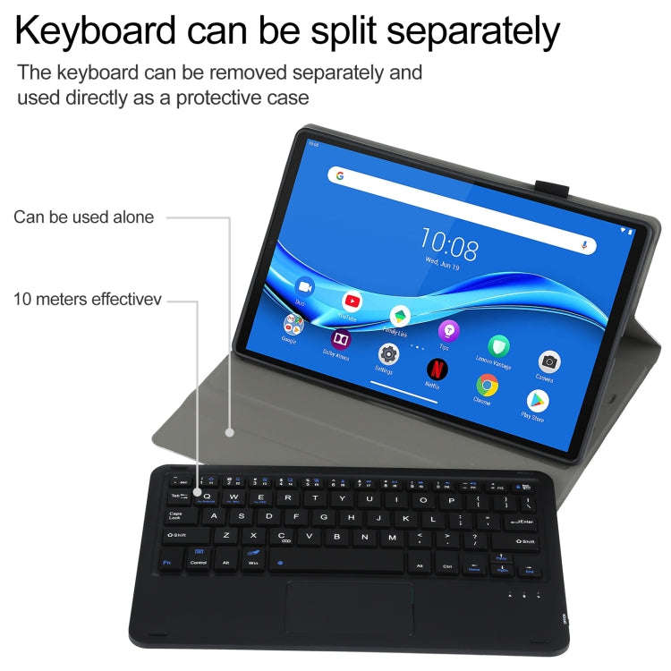 AM10-A Detachable Bluetooth Backlight Keyboard Ultrathin Horizontal Flip Leather Tablet Case with...