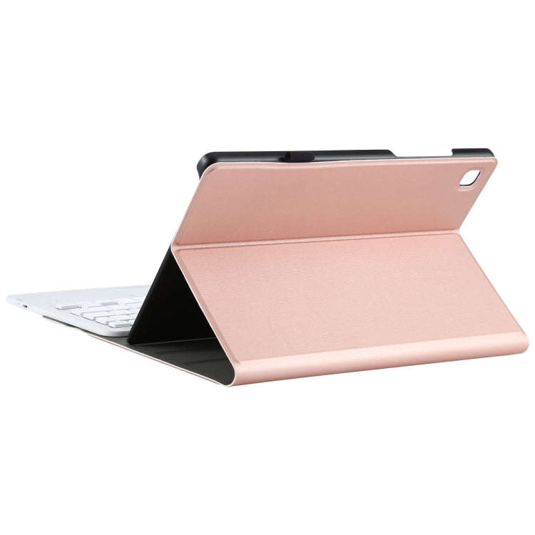 A500-A Detachable Bluetooth Keyboard Ultrathin Horizontal Flip Leather Tablet Case with Touchpad ...