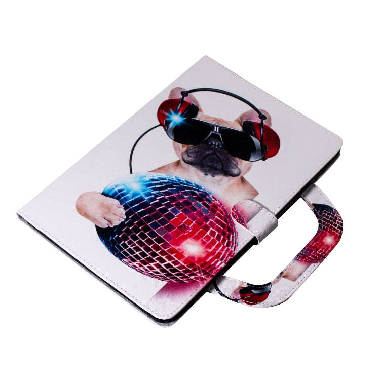 Fashion Dog Pattern Horizontal Flip Leather Case for Huawei MediaPad M5 Lite 10, with Holder & Ca...