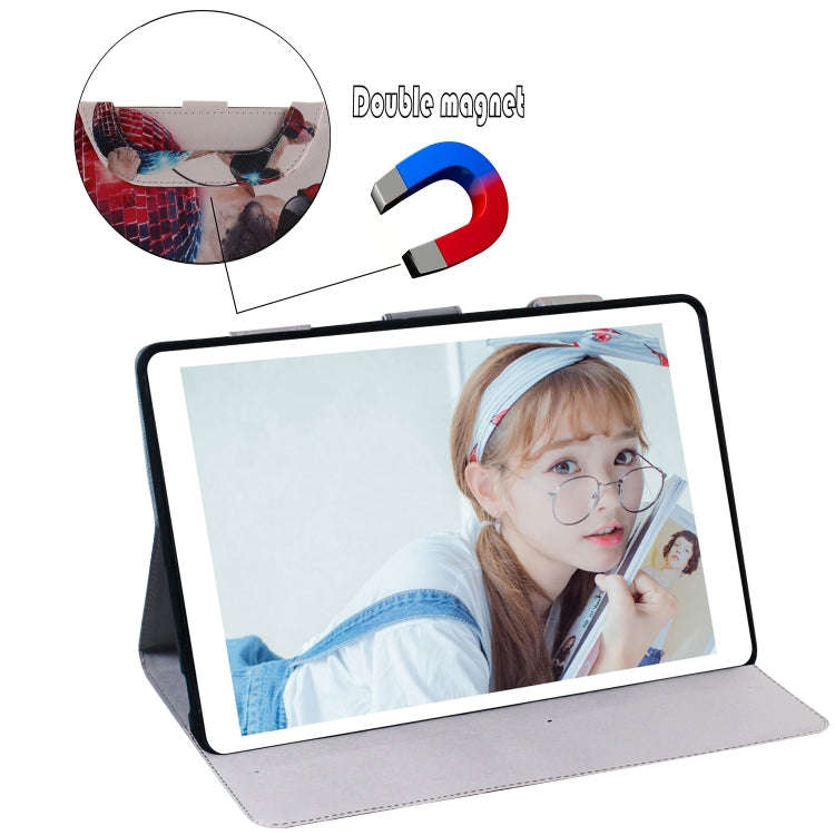 Fashion Dog Pattern Horizontal Flip Leather Case for Huawei MediaPad M5 Lite 10, with Holder & Ca...