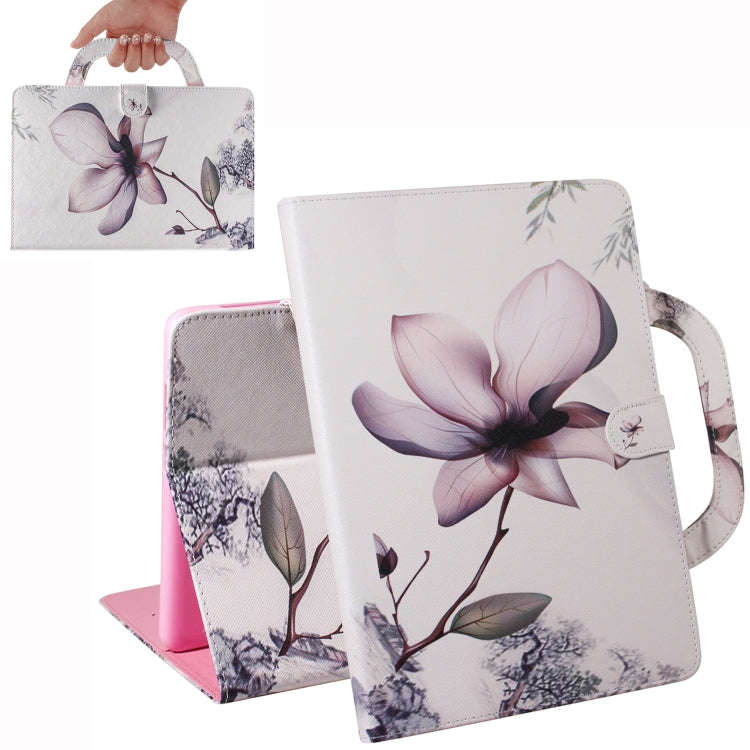 Magnolia Pattern Horizontal Flip Leather Case for Huawei MediaPad M5 Lite 10, with Holder & Card ...