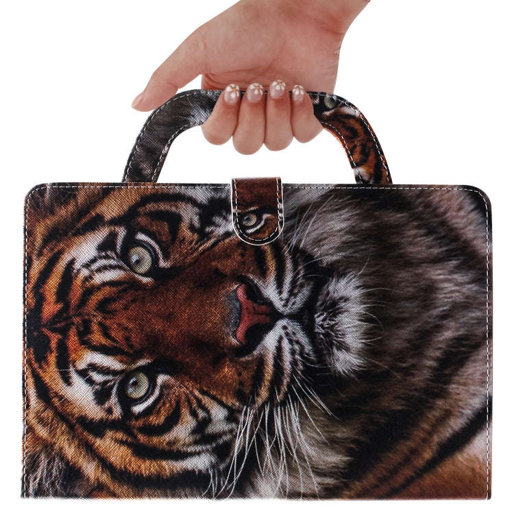 Tiger Pattern Horizontal Flip Leather Case for Huawei MediaPad M5 Lite 8 / Honor Tab 5, with Hold...