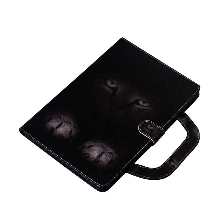 Cat Pattern Horizontal Flip Leather Case for Huawei MediaPad M5 Lite 8 / Honor Tab 5, with Holder...