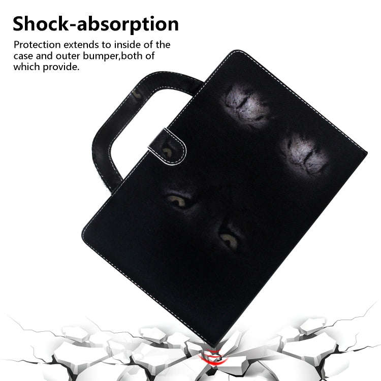 Cat Pattern Horizontal Flip Leather Case for Huawei MediaPad M5 Lite 8 / Honor Tab 5, with Holder...