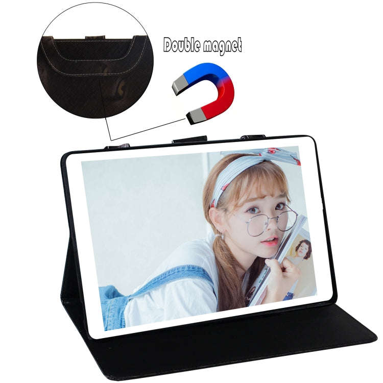 Cat Pattern Horizontal Flip Leather Case for Huawei MediaPad M5 Lite 8 / Honor Tab 5, with Holder...