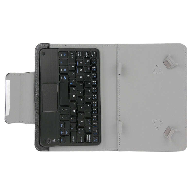 Universal Detachable Magnetic Bluetooth Touchpad Keyboard Leather Tablet Case with Holder for 10....