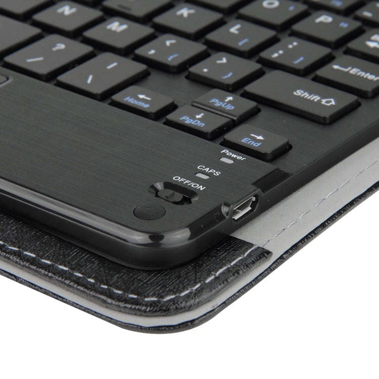 Universal Detachable Magnetic Bluetooth Touchpad Keyboard Leather Tablet Case with Holder for 10....