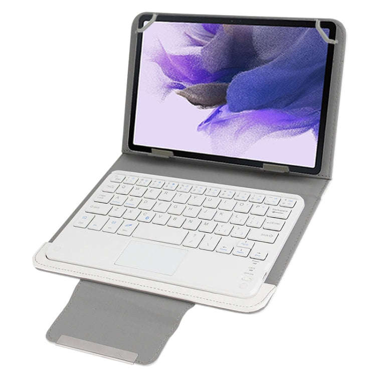 Universal Detachable Magnetic Bluetooth Touchpad Keyboard Leather Tablet Case with Holder for 10....
