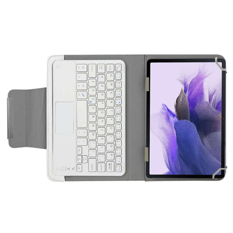 Universal Detachable Magnetic Bluetooth Touchpad Keyboard Leather Tablet Case with Holder for 10....