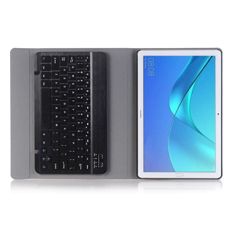 Detachable Bluetooth Keyboard Ultrathin Horizontal Flip Leather Tablet Case for Huawei MediaPad M...