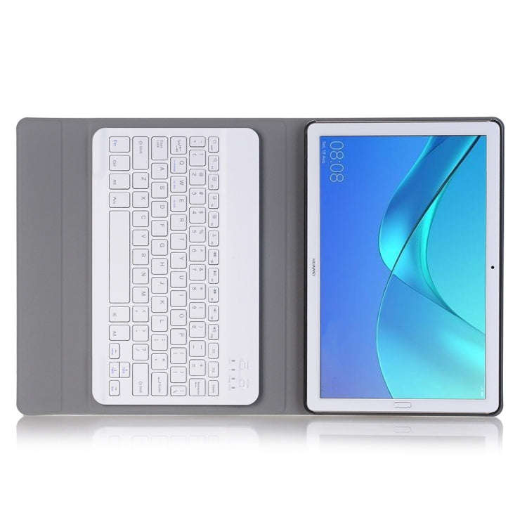 Detachable Bluetooth Keyboard Ultrathin Horizontal Flip Leather Tablet Case for Huawei MediaPad M...