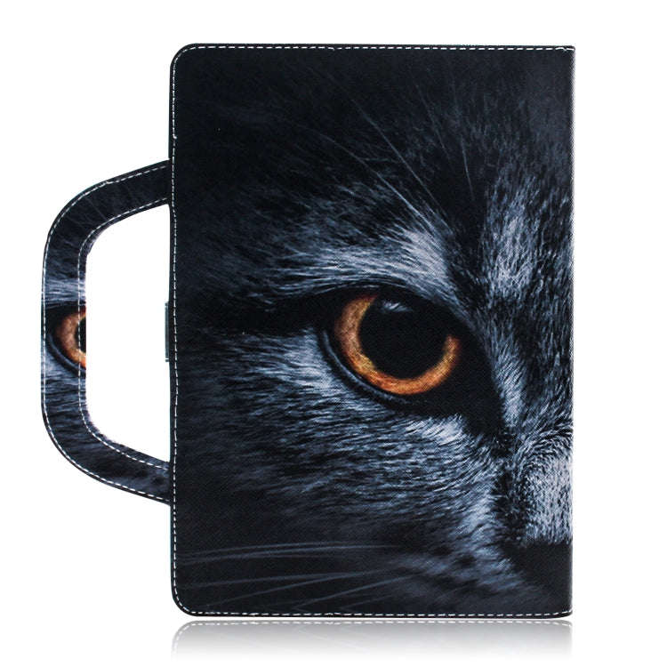 Half-Faced Cat Pattern Horizontal Flip Leather Case for Amazon Kindle Paperwhite 1 / 2 / 3 / 4 (2...