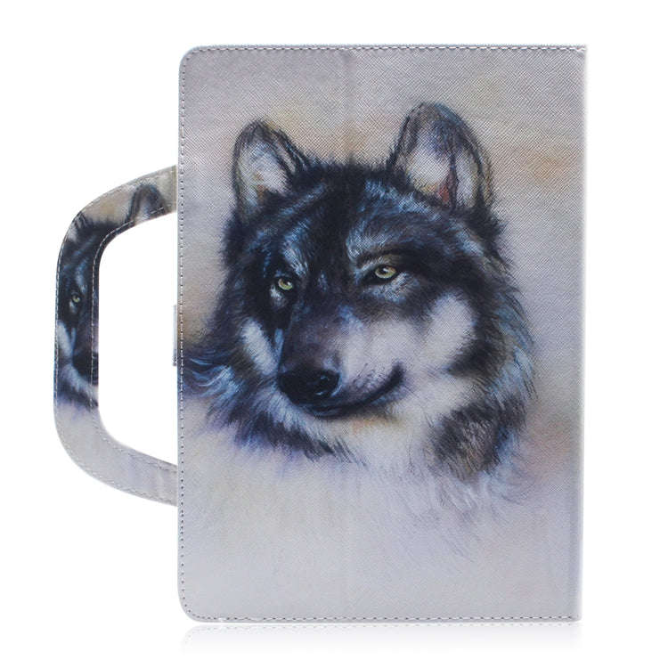Wolf Pattern Horizontal Flip Leather Case for Amazon Kindle Paperwhite 1 / 2 / 3 / 4 (2018), with...