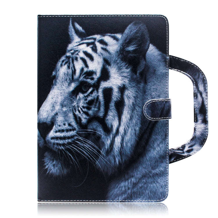 White Tiger Pattern Horizontal Flip Leather Case for Amazon Kindle Fire HD 8 2015/2016/2017/2018,...