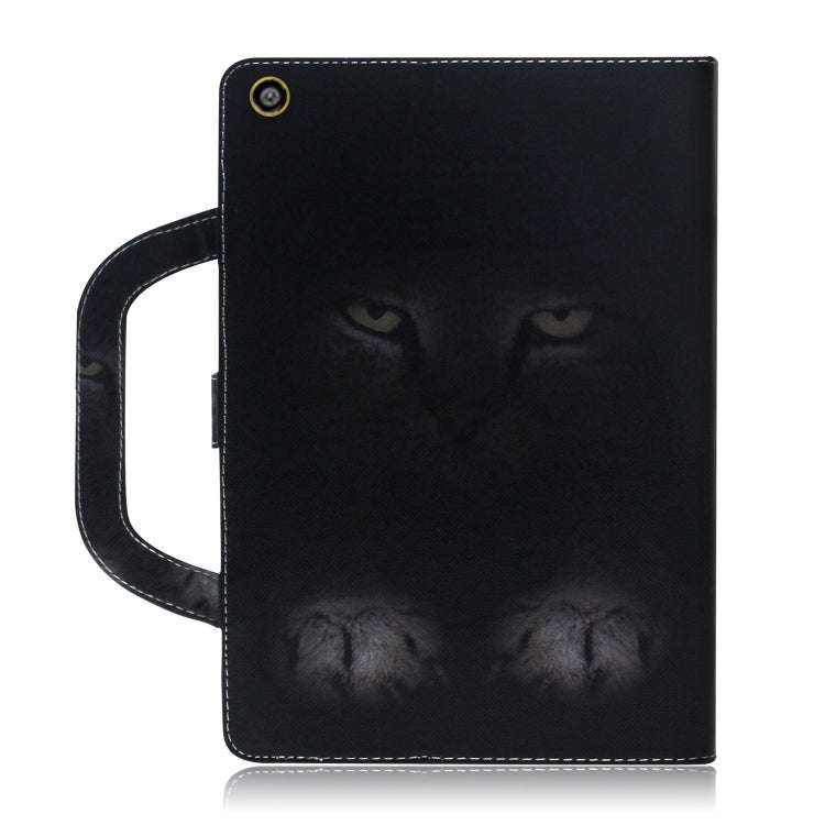 Cat Pattern Horizontal Flip Leather Case for Amazon Kindle Fire HD 8 2015/2016/2017/2018, with Ho...