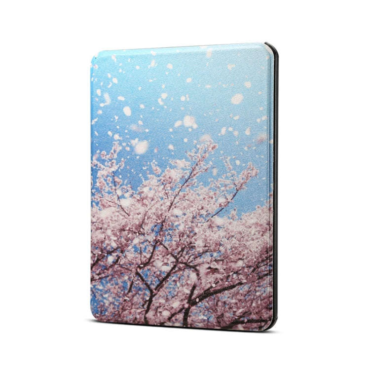 Cherry Pattern Horizontal Flip PU Leather Protective Case for Amazon Kindle 2019, with Sleep & Wa...