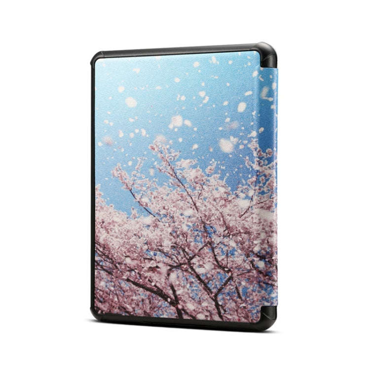 Cherry Pattern Horizontal Flip PU Leather Protective Case for Amazon Kindle 2019, with Sleep & Wa...