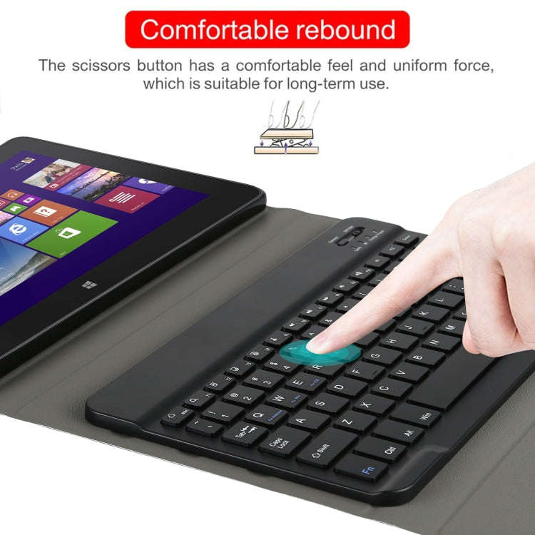 AM12 2 in 1 Removable Bluetooth Keyboard + Protective Leather Tablet Case with Holder for Lenovo ...